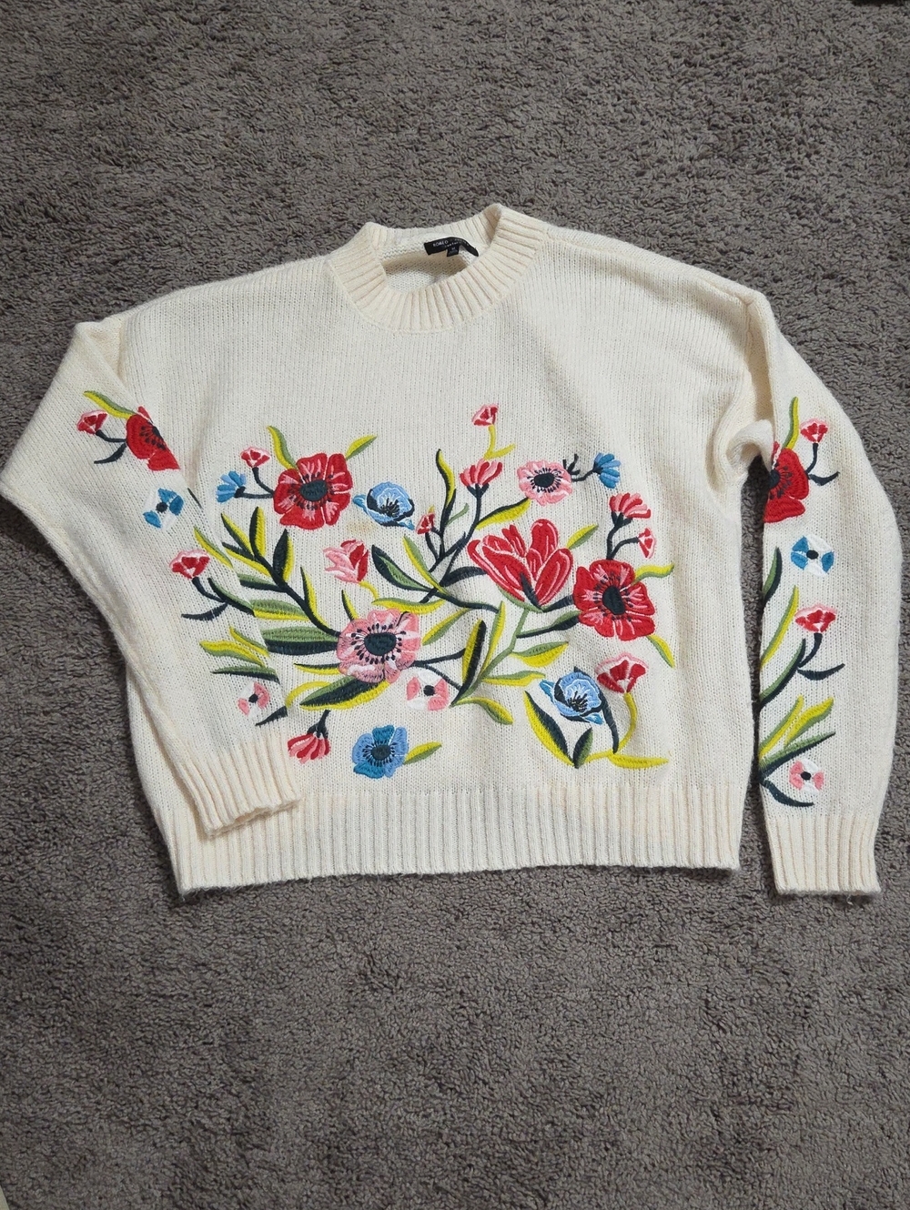 Romeo & Juliet Couture Embroidered Sweater